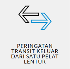 Peringatan Transit Keluar dari Satu Pelat Lentur